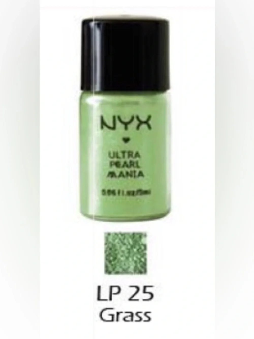 NWT NYX Ultra Pearl Mania Loose Powder Eye Shadow - Grass Pearl - LP25